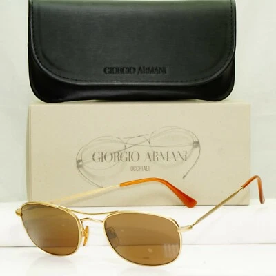 Auténticas gafas de sol vintage Giorgio Armani 1997 oro metal mujer 635 703 Foto 1 de 4