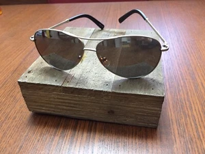 Cole Haan Unisex Aviator C1669 Brown Mirror Polarized Sunglasses *EUC!* Be Cool. - Picture 1 of 11