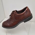 Ecco Brown Lace Up Oxford Plain Toe Size 42 Us 8   85
