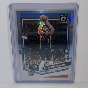 Chet Holmgren 2023-24 Donruss Optic Holo Silver Prizm #114 Thunder - Imagen 1 de 2