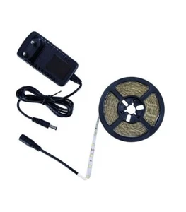 GBC Tira LED Autoadhesivo 12V 18W Con 300 LED 5 M, Con Adaptador 230V - Imagen 1 de 1