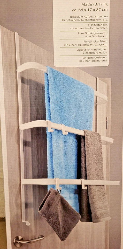 Tür Hängeaufbewahrung Organizer Hängeorganizer Hänge Regal Aufbewahrung Bad - Bild 1 von 1