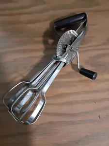 ECKO SUPER-SPEED HAND CRANK BLENDER EGG BEATER KITCHEN TOOL PRIMATIVE - Picture 1 of 4
