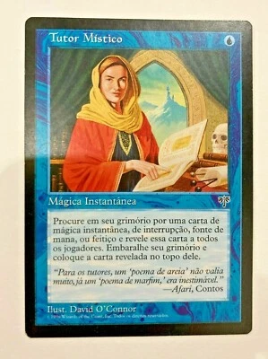 MTG  MYSTICAL TUTOR,   MIRAGE - PORTUGUESE - Image 1 of 2