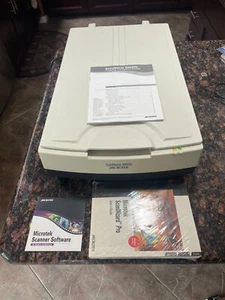 Microtek Scanmaker 9800xl W/ Manuals and Software EXCOND Fully Functional - Picture 1 of 6