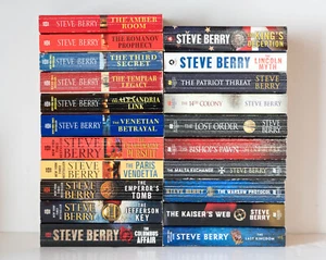 Steve Berry Lot of 21 COTTON MALONE Complete Series (#1-17) Set Paperback Books - Picture 1 of 8
