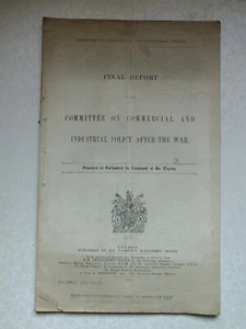 Final Report of the Committee on Commercial and Industrial Policy After the War - Picture 1 of 5