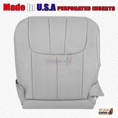 2003 - 2006 Se adapta a Infiniti G35 Sedán Cubierta de cuero perforada inferior del conductor Gris Foto 1 de 4