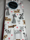 CYNTHIA ROWLEY KITCHEN TOWELS (3) DOGS  HEARTS 100% COTTON  NWT
