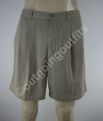 NUEVO Pantalones Cortos Informales Club Room Plisados Resistentes a las Arrugas Para Hombre Talla 33 Foto 1 de 4