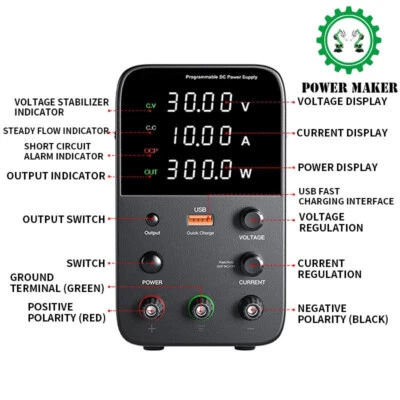Plating Pen Power Supply Tool Adjustable DC Regulated Power Supply Meter - Image 1 of 4