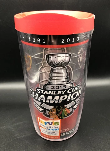 Tervis 16 oz Tumbler 2015 Detroit Red Wongs Stanley Cup Champions NHL New Cover