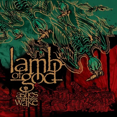 LAMB OF GOD Ashes of the Wake BANNER 2x2 Ft Fabric Poster Flag album cover art - Image 1 of 3