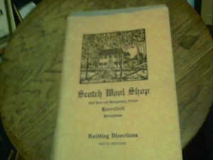 Scotch Wool Shop Knitting Directions by Susanne R. Williams 1934 - Picture 1 of 7