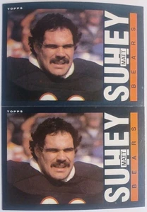 Chicago Bears Matt Suhey 1985 Topps #35 [2] casi nuevo/como nuevo 05942 - Imagen 1 de 5