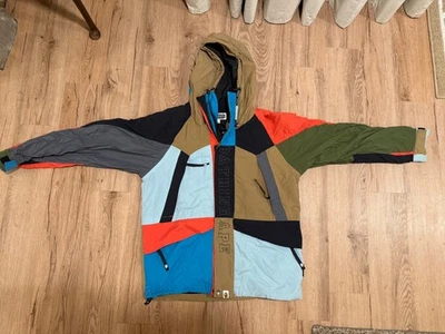 BAPE Multi Color Snowboard Jacket A Bathing Ape size  L - Image 1 of 4