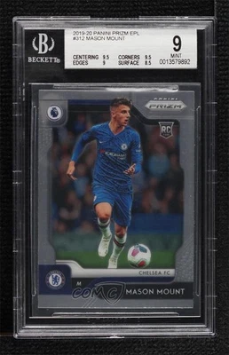 2019-20 Chronicles Premier League Prizm Update Mason Mount BGS 9 MINT Rookie RC - Image 1 of 2