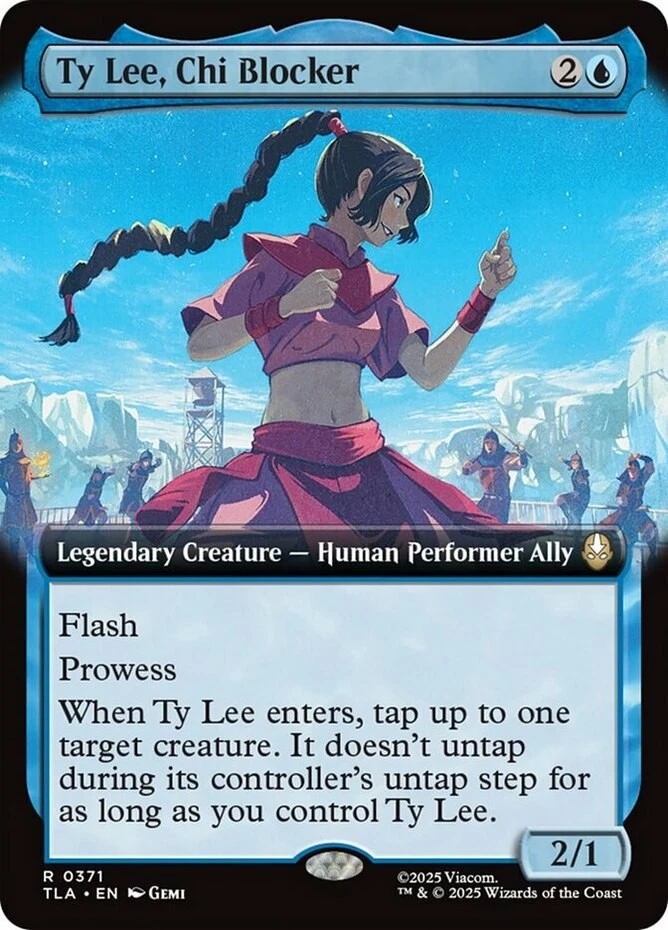 x1 Ty Lee, Chi Blocker - Extended Art R MTG Avatar: The Last Airbender M/NM, Eng - Image 1 of 1