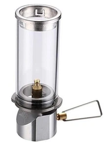 Outdoor Gas Lantern Dreamlike Candle Lamp Portable Tent Lantern Glass Mantle - Picture 1 of 8