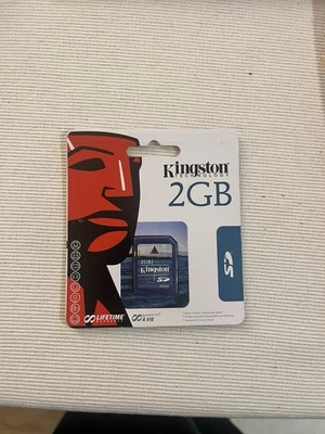 New In Factory Sealed Packaging Authentic Kingston 2GB SD Card Lifetime Warranty - Image 1 of 2