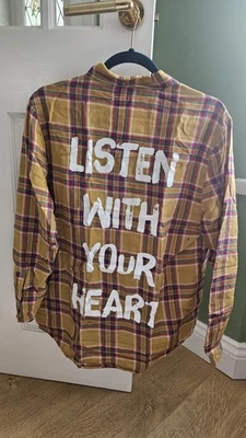 Cakeworthy Disney Pocahontas Flannel Shirt. Size Small. - Image 1 of 3