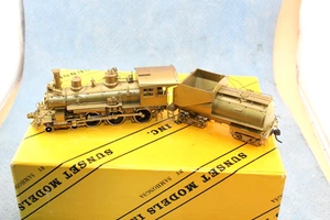 BRASS SUNSET MODELS HO SCALE UNION PACIFIC "1242" 4-6-0 TEN WHEELER LOCOMOTIVE - Picture 1 of 9