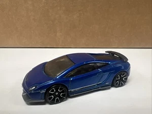 Hot Wheels 2010 Lamborghini Gallardo Midnight Blue EUC C137A  - Picture 1 of 8