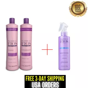 Plastica dos Fios Cadiveu Shampoo and Conditioner 2L+Cadiveu Liso Mágico 215ML - Picture 1 of 4