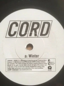 2006 1-SIDED SIGNED CORD C/O/R/D 7" WINTER - MINT UNPLAYED - ISLAND - CORDX007 - Bild 1 von 1