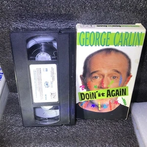 George Carlin - Doin It Again VHS 1994 Stand Up Comedy Comedian Tested Used - Picture 1 of 4