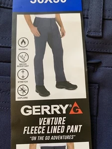 Gerry Herren Venture Fleece gefütterte Hose 36×30 blau  - Bild 1 von 3