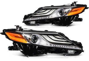 Headlights Assembly For 2021-2023 Toyota Camry XSE Black Housing Full LED Pair - Bild 1 von 8