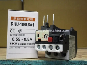 RHU-10/0.8A1 Teco Thermal Overload 0.55 - 0.8 Amp - Picture 1 of 1