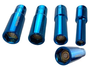 Deep Wall Socket 3/8” Drive Magnetic 8mm, 10mm, 12mm, 13mm, 14mm Metric Sockets - Picture 1 of 39