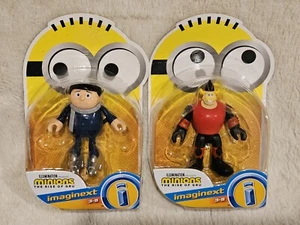 Imaginext MINIONS THE RISE OF GRU Action Figures Rocket Shoes Gru and Svengence - Picture 1 of 6