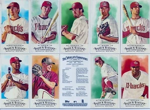 2009 Topps A&G Allen & Ginter Arizona Diamonbacks Mini Master Team Set (10) - Picture 1 of 1