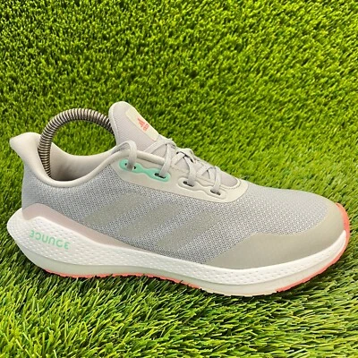 Adidas EQ21 Run Niños Talla 5.5Y Mujer 6.5 Gris Blanco Zapatos Atléticos Tenis Foto 1 de 4