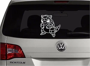 Vinyl Decal Sticker. Car, Window, Wall...  027 Sandshrew (6" x 6.7") - Picture 1 of 4