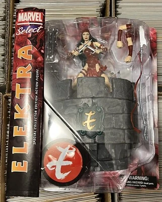 FIGURA DE ACCIÓN MARVEL SELECT ELEKTRA DIAMOND SELECT NUEVA - SIN USAR, EN CAJA 2016 Foto 1 de 3