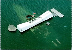 EE. UU. ARIZONA MEMORIAL Pearl Harbor HONOLULU, Hawaii HI 4x6 - Postal - Imagen 1 de 2
