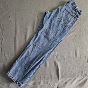 Berne Tag 34x30 Relaxed Straight Distressed Stonewashed Men's Blue Jeans - Picture 1 of 13