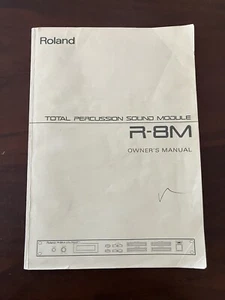Roland R-8M Drum / Percussion Sound Midi Module Original Owner's Manual - Picture 1 of 12