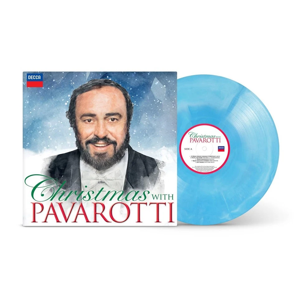 Luciano Pavarotti Christmas with Pavarotti 180g 1LP Blue Vinyl 2023 Decca - Bild 1 von 1