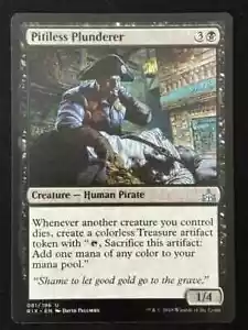 1x MTG Pitiless Plunderer - Rivals of Ixalan (RIX) #81 - Magic the Gathering - Picture 1 of 4