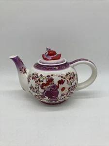 Cardew Design Red Hat Society Tea Time Tea Pot Official Licensed Product - Picture 1 of 15