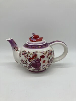 Cardew Design Red Hat Society Tea Time Tea Pot Official Licensed Product - Image 1 of 4