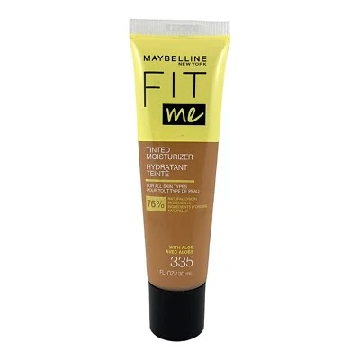 Maybelline Fit Me Tinted Face Moisturizer w/ Aloe #335 Classic Tan 1 fl. oz NEW! - Image 1 of 4