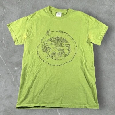 Camisa De Colección Spirited Away Para Hombres Pequeña Verde Y2K Anime Studio Ghilbi Raro Grial Foto 1 de 4