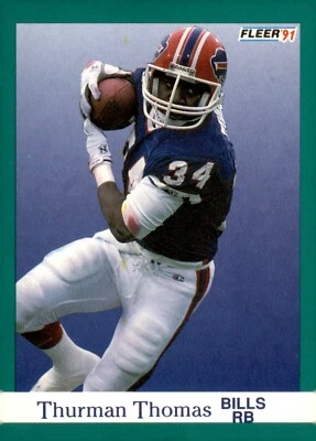 S6R9&10: 1991 Fleer Football Cards 1-250 (NM) - You Pick - Complete Your Set - Image 1 of 2