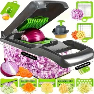 Multischneider Gemüseschneider Gemüsehobel Zerkleinerer Küchenreibe Nice Dicer - Bild 1 von 4